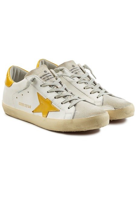 - Super Star Sneakers with Leather and Suede