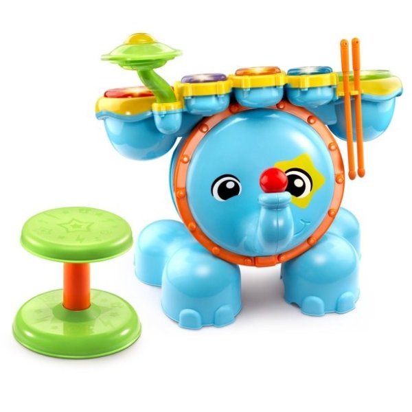 Zoo Jamz Stompin' Fun Drums, Fun Musical Toy for Toddlers