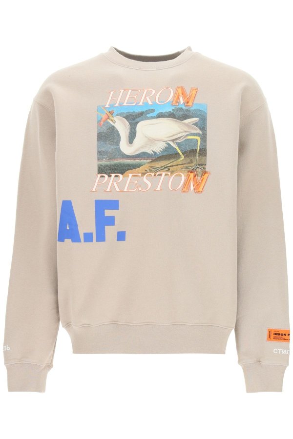 heron a.f. crewneck sweatshirt