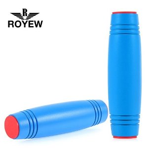 Amazing Desk Toy, ROYEW Spinner Stick Fidget Toy Easy to Flip Roll Made of Beech Desktop Hand Toy Anxiety Release for Office Home Party Class Bar – Black
