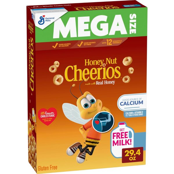 Cheerios Honey Nut Cheerios Heart Healthy Breakfast Cereal 29.4 oz