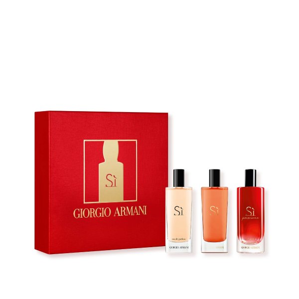 Si 3-Piece Discovery Travel Fragrance Gift Set | Armani beauty