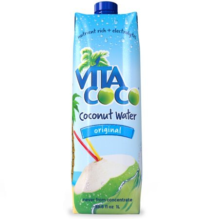 Vita Coco Coconut Water, Pure, 33.8 Fl Oz