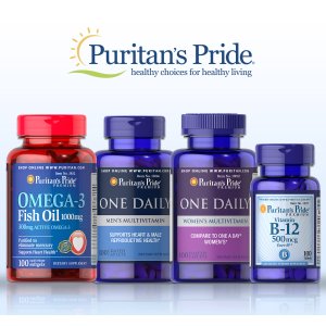 Puritan's Pride 热卖保健品促销，收鱼油、维骨力等