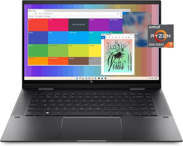 ENVY x360 2-in-1 Laptop (R7 5825U, 8GB, 512GB)