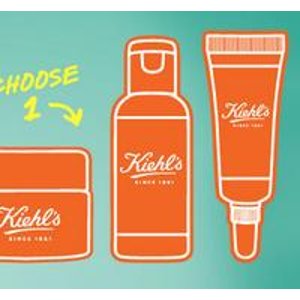 with any cleanser purchase @ Kiehl's