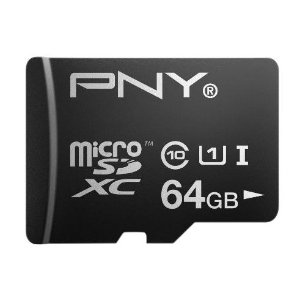 PNY 64GB容量 90MB/S 高速读取 microSDXC存储卡