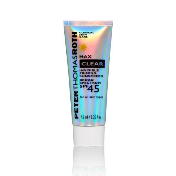 Max Clear Invisible Priming Sunscreen Broad Spectrum SPF 45 - Travel Size