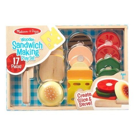 Melissa & Doug Sandwich-Making Wooden Toy Set | Best Price and Reviews | Zulily
