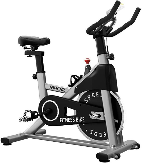 HAPICHIL Exercise Bikes Indoor Cycling Stationary bike with 35lbs Flywheel