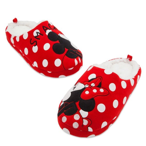 Mickey and Minnie Mouse Slippers for Women | shopDisney