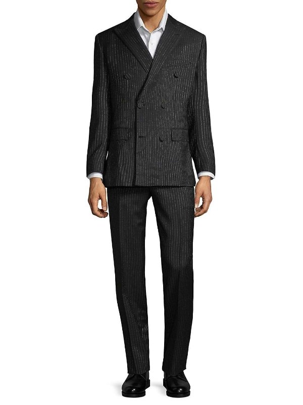 Wool &amp; Mohair Pinstripe Suit by Brioni at Gilt