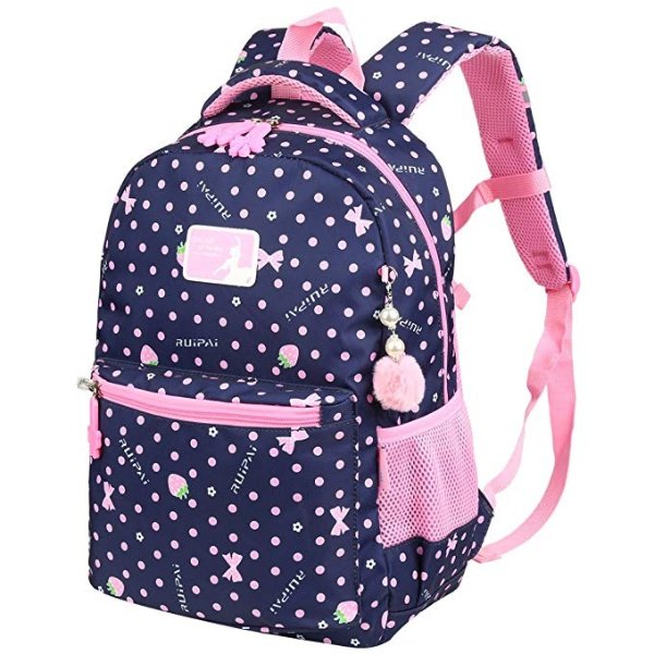 School Backpack Girl Backpacks for School Backpack for Kids Cute School Backpack Elementary Dot Bookbag
