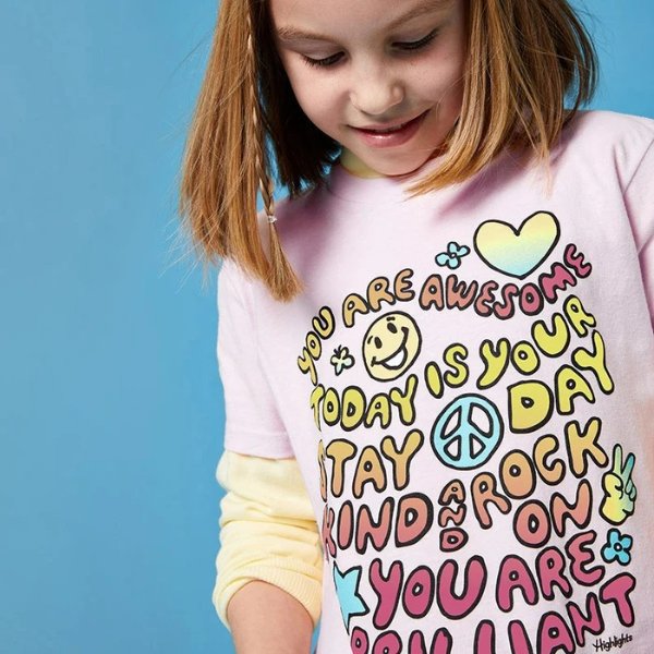 You Are Awesome Color-Changing Kids Shirt