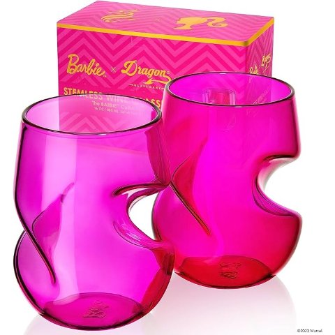 Dragon Glassware x Barbie 红酒杯 2个