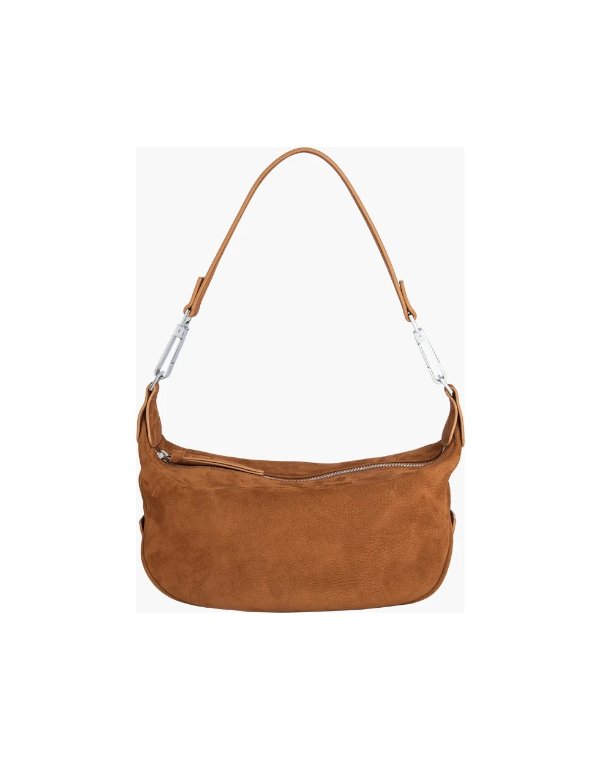 Ami Nubuck Leather Shoulder Bag