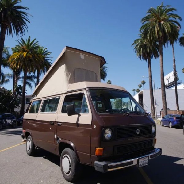洛杉矶 1984 老款经典Volkswagen 露营车