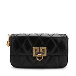 Mini Pocket Bag in Diamond Quilted Leather