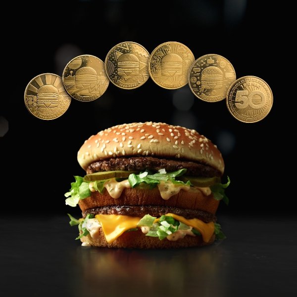 McDonald's 巨无霸50周年庆 巨无霸纪念币限量兑换