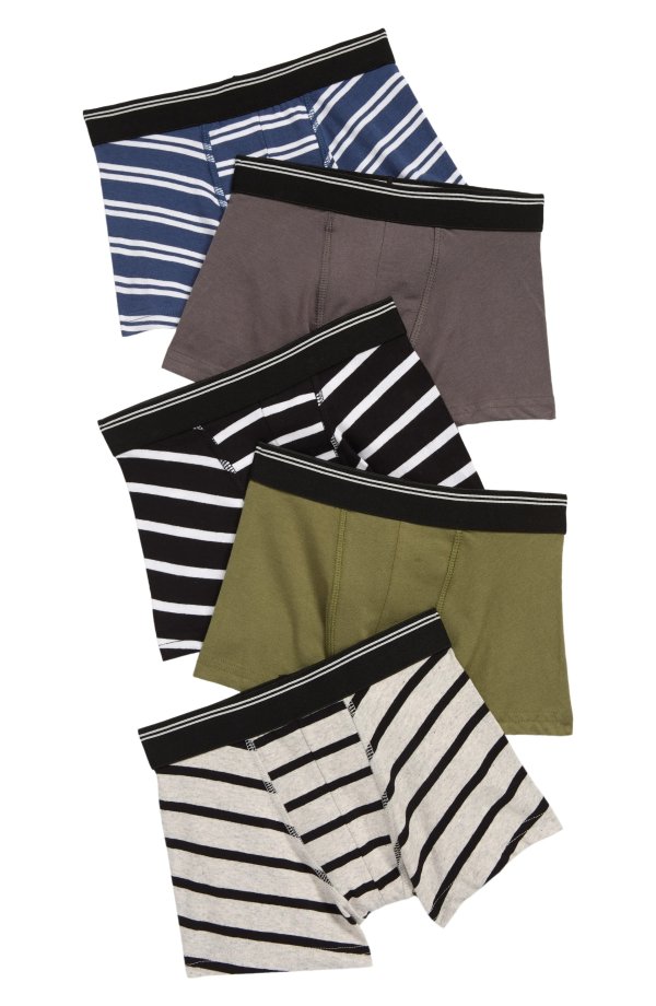Kids' Assorted 5-Pack Trunks