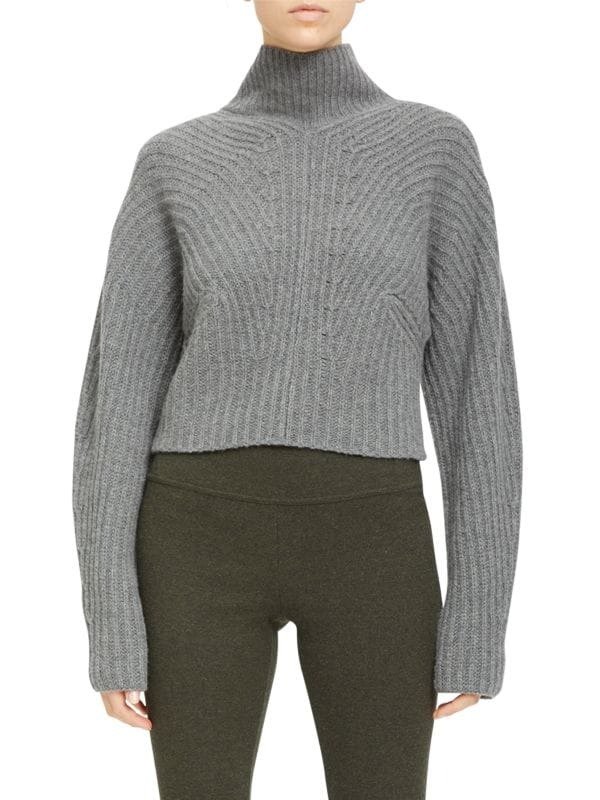 ​Sculpted Wool Cashmere Sweater