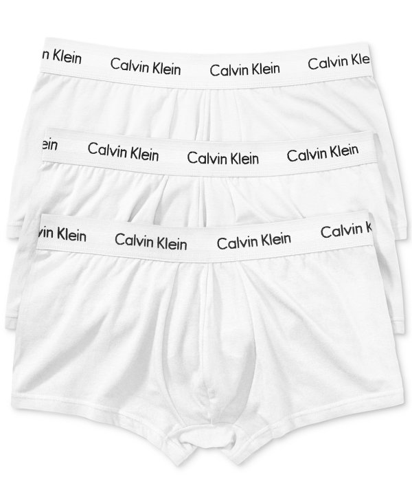 Men's Cotton Stretch Low-Rise Trunks 3-Pack NU2664 & Reviews - Underwear & Socks - Men - Macy's