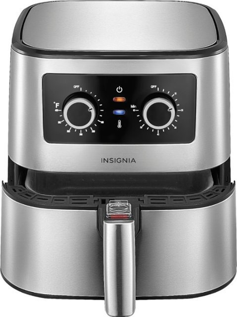 - 5-qt. Analog Air Fryer - Stainless Steel