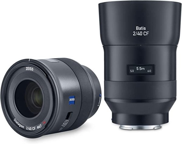 Batis 40mm f/2.0 for Sony E Mount Mirrorless Cameras, Black