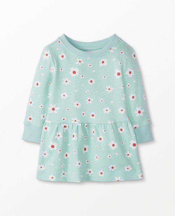 Baby Print Dress In French Terry