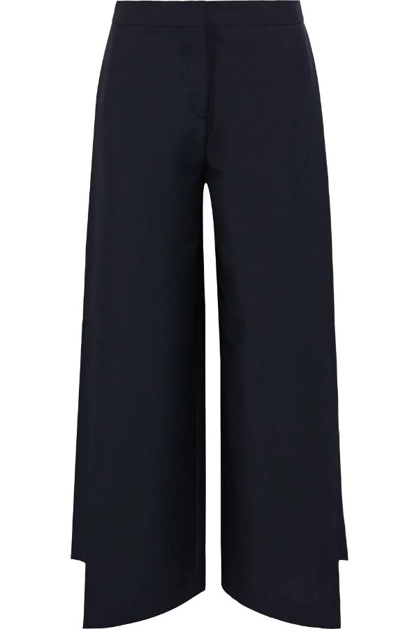 Haddie wool and mohair-blend wide-leg pants