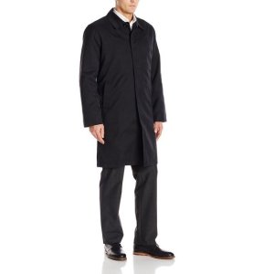 London Fog Men's Durham Rain Coat with Zip-Out Body
