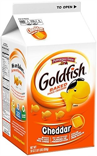 , Goldfish, Crackers, Cheddar, 30 oz, Carton