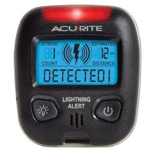 AcuRite 02020 Portable Lightning Detector - Sport Weather Monitors