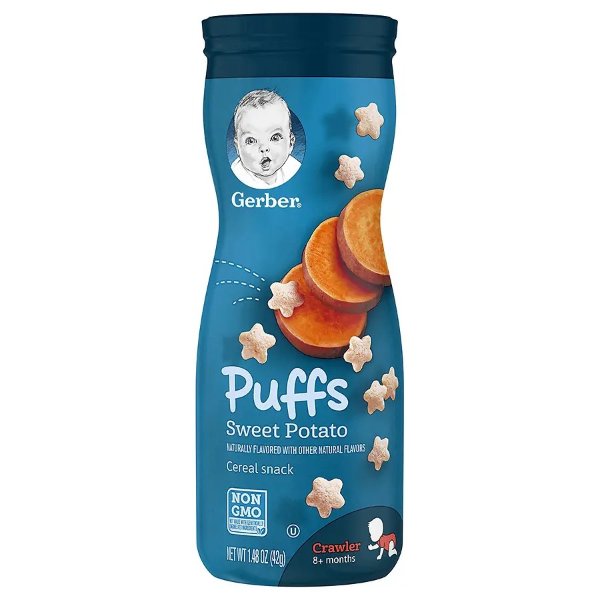 Puffs Cereal Snack Sweet Potato