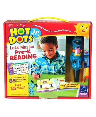 Educational Insights Hot Dots Jr Let's Master Pre-K Reading Set With Ace Pen