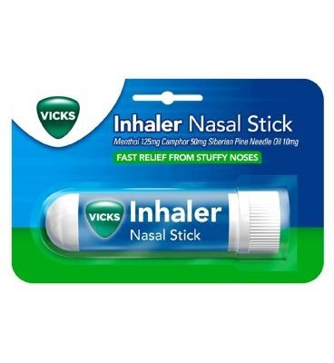 Inhaler Fast Acting Decongestant For Blocked Nose Relief Stick