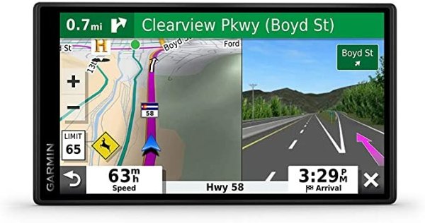 DriveSmart 55 and Traffic, GPS Navigator with 5.5” Display, Simple On-Screen Menus and Easy-to-See Maps