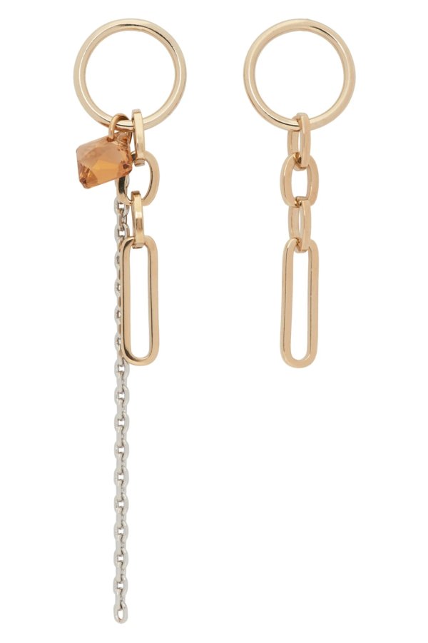 SSENSE Exclusive Gold Paloma Earrings