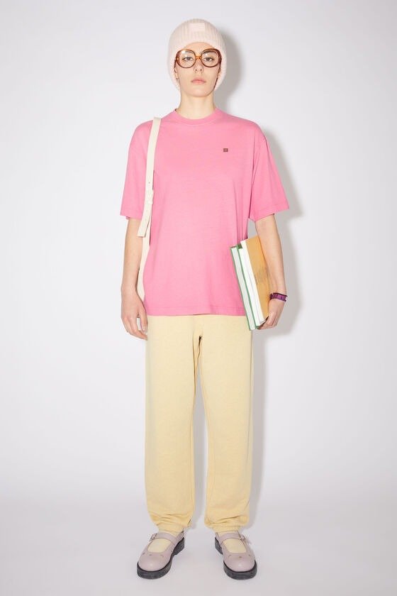 Crew neck t-shirt - Bubblegum pink