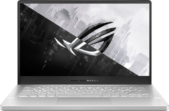 ASUS -Zephyrus 14" FHD 144Hz Gaming Laptop - AMD Ryzen 7 - 16GB DDR4 Memory - NVIDIA GeForce RTX 3060 - 512GB PCIe SSD - Moonlight White
