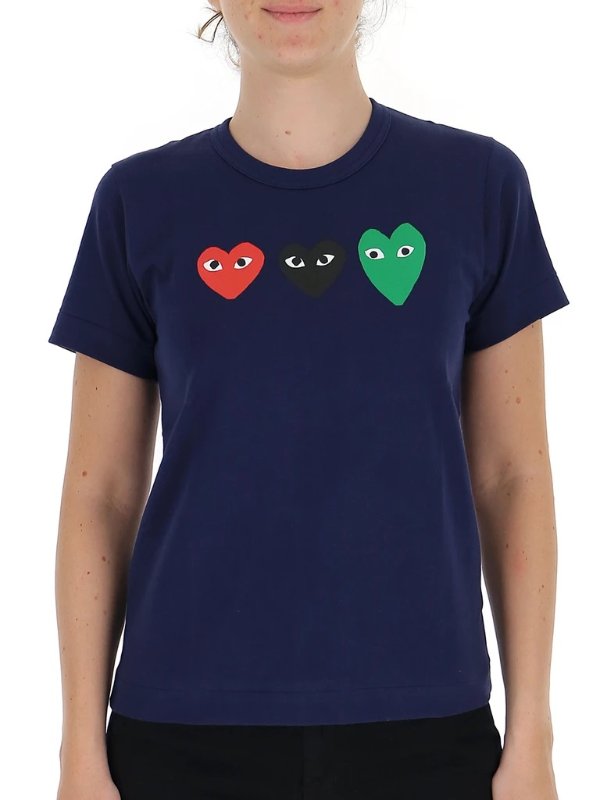 Hearts Printed T-Shirt