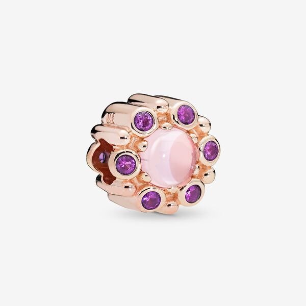 Heraldic Radiance Charm, PANDORA Rose™ & Pink & Purple Crystals