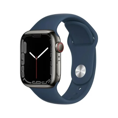 Watch SE (1st Gen) GPS, 40mm Silver Aluminum Case with Abyss Blue 
