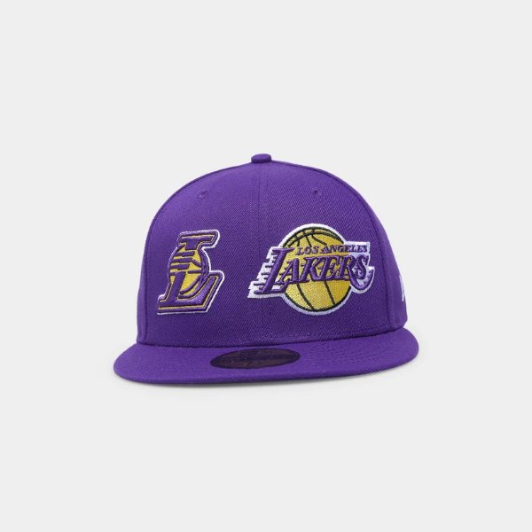 Los Angeles Lakers Two Logo 棒球帽