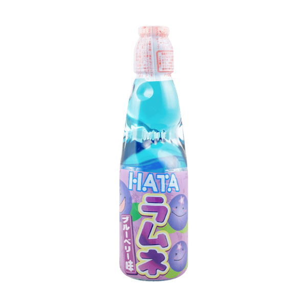HATAKOSEN Ramune Soda - Blueberry Flavor, 6.76fl oz