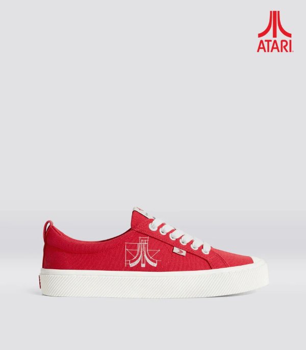 Atari Red 帆布鞋