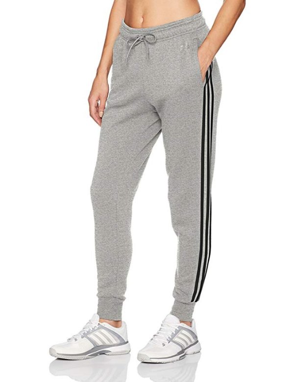 Women's Athletics Essential Cotton Fleece 3-Stripe Jogger Pants