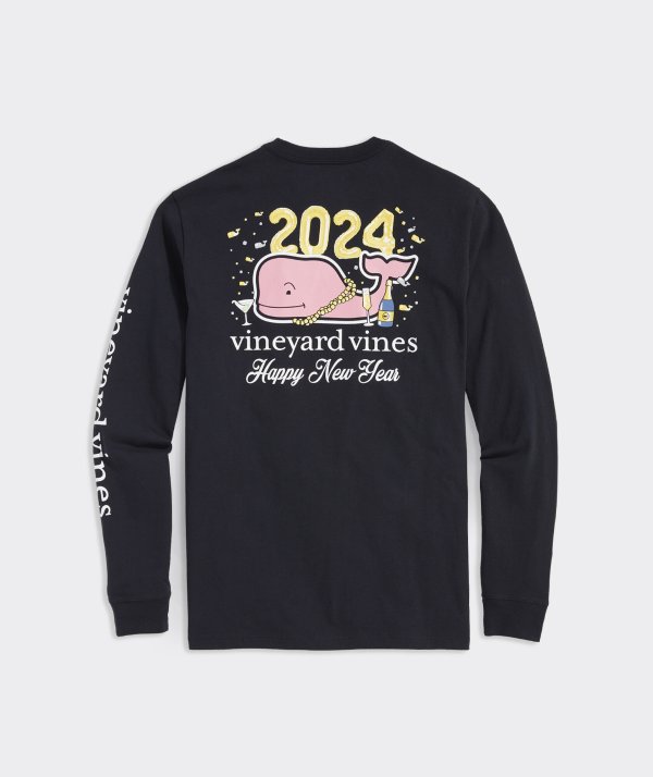 2024 NYE Whale Long-Sleeve Tee
