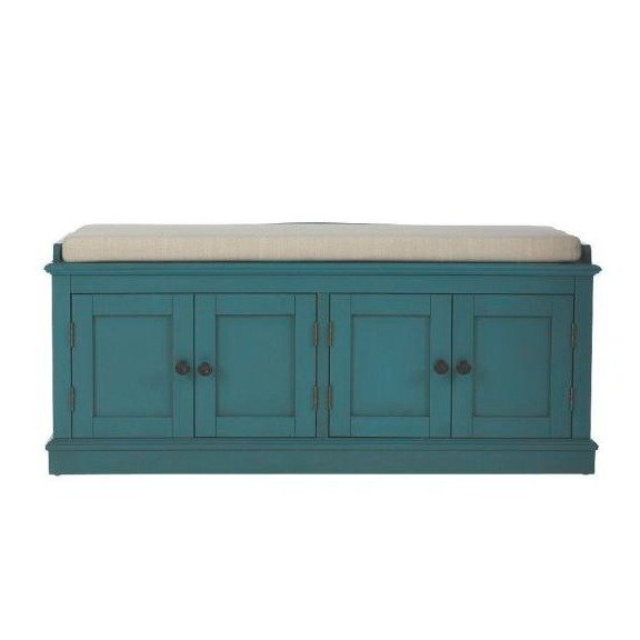 Hover Image to Zoom
Laughlin Antique Blue Storage Bench