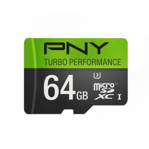 PNY U3 Turbo Performance 64GB 高速MicroSDXC